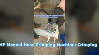 Manuelle Schlauchcrimpmaschine MS-P16HP: Crimpdemonstration
